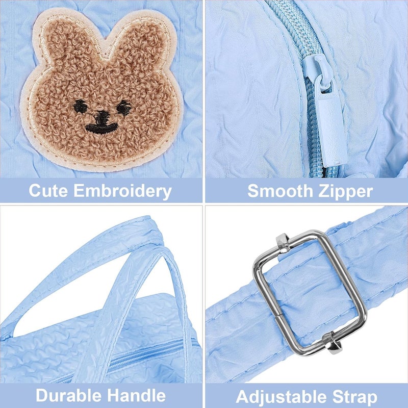 Lushandy Baby Diaper Bag Tote, Mommy Bag Cute Diaper Bags Crossbody Baby Bags for Girl Pañaleras Para Bebe - Image 3